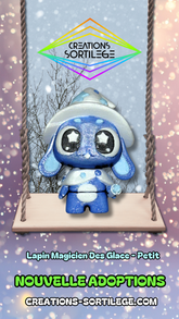 Lapin Magicien Des Glace - Petit Créations Sortilege